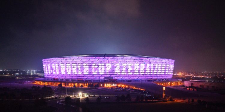 FIFA U-20 dünya çempionatının brendi Qız Qalasında və Bakı Olimpiya Stadionunda nümayiş etdirilib